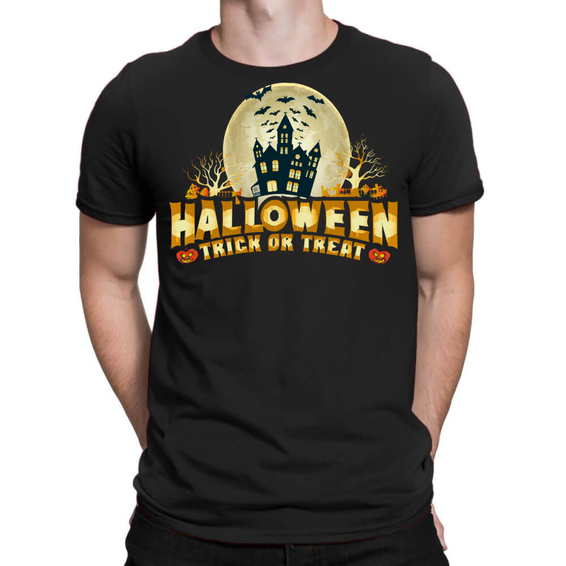 Halloween T  Shirt Halloween Trick Or Treat Scary Spooky Costume T  Sh T-shirt | Artistshot