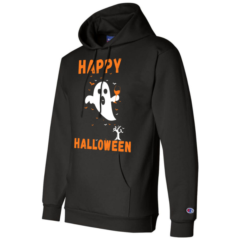 Halloween T  Shirt Happy Halloween Ghost Costumes Women Kids Men T  Sh Champion Hoodie | Artistshot