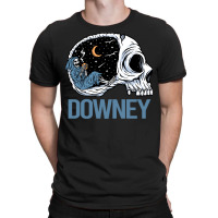 Downey T  Shirt Chilling Skeleton Downey T  Shirt T-shirt | Artistshot