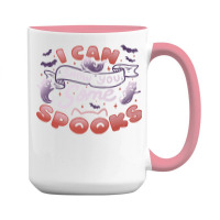 Halloween T  Shirt I Can Show You Some Spooks By Tobe Fonseca T  Shirt 15 Oz Coffee Mug | Artistshot