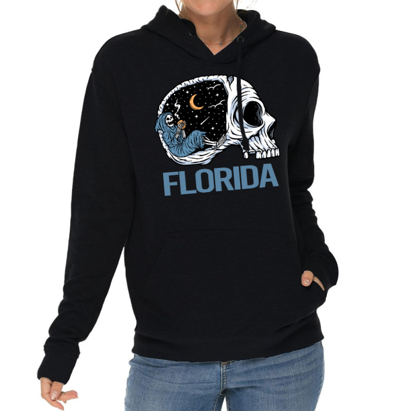 Florida T  Shirt Chilling Skeleton Florida T  Shirt Lightweight Hoodie | Artistshot