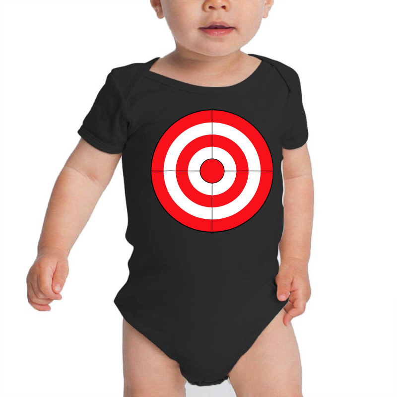 Bulls Eye Target Lazy Diy Halloween Costume Darts Shooting T Shirt Baby Bodysuit | Artistshot