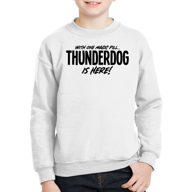 Thunderdog Is Here! Youth Sweatshirt by tiococacola | Artistshot