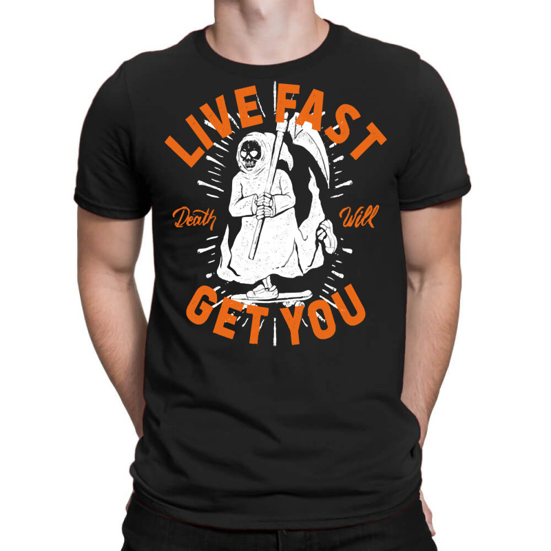 Funny Sayings T  Shirtlive Fast Black T  Shirt T-shirt | Artistshot