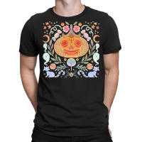 Halloween T  Shirt Sugarskull Pumpkin T  Shirt T-shirt | Artistshot