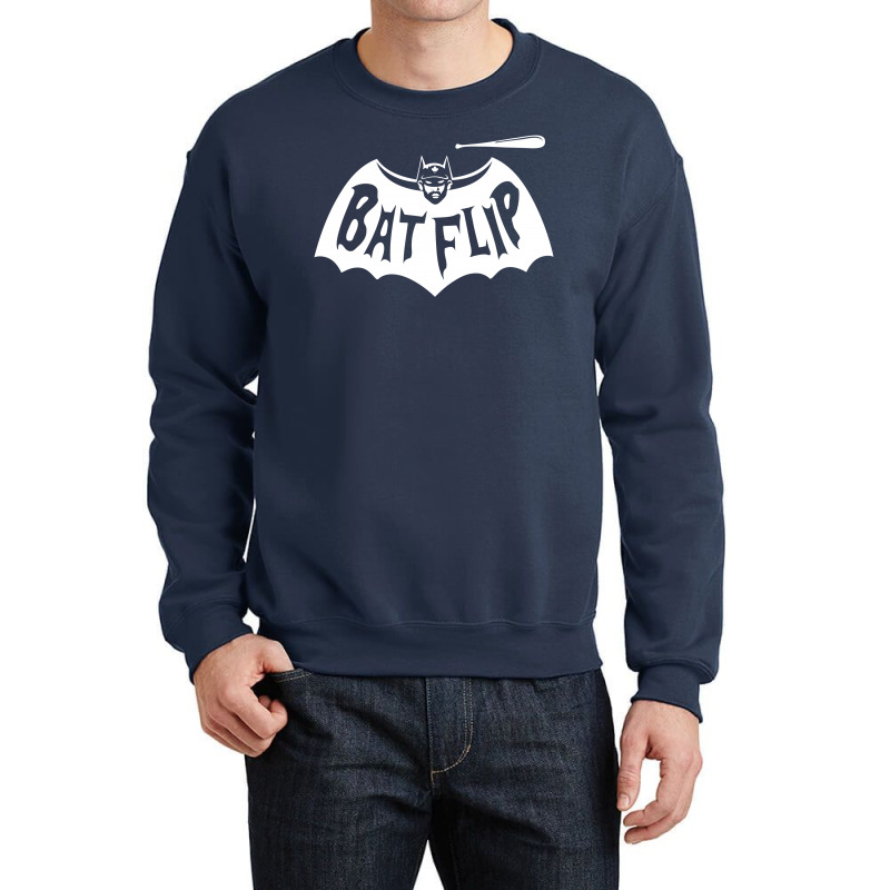 Bat Flip Crewneck Sweatshirt | Artistshot