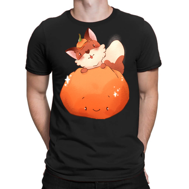 Halloween T  Shirtpumpkin And Fox T  Shirt T-shirt | Artistshot