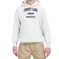 Forest Lake Minnesota Mn Vintage State Athletic Style T Shirt Youth Hoodie | Artistshot