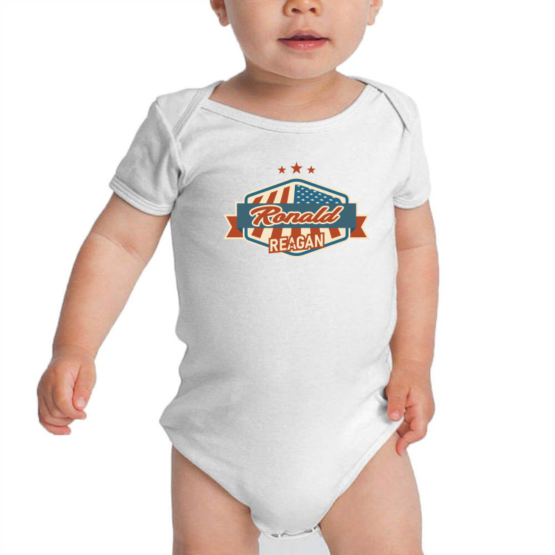 Ronald Reagan Baby Bodysuit by takhemichin | Artistshot