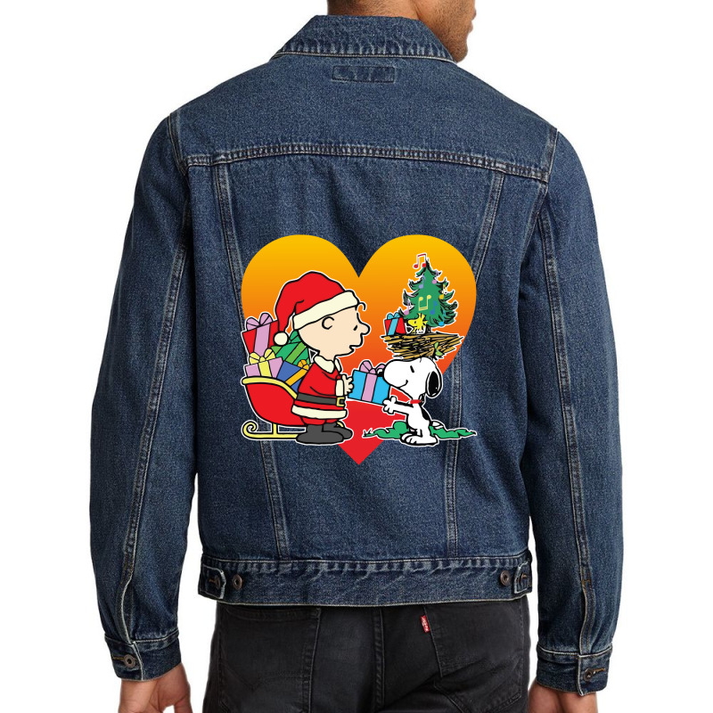 Charlie Brown Christmas Men Denim Jacket | Artistshot