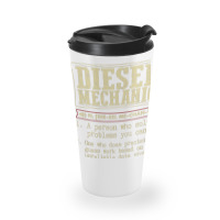 Funny Diesel Mechanic Meaning T Shirts Vintage Design Travel Mug | Artistshot