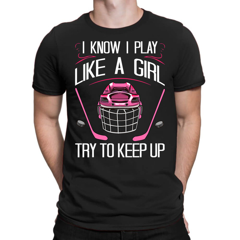 Funny Girls Hockey Designs For Women Field Hockey Novelty T-shirt | Artistshot