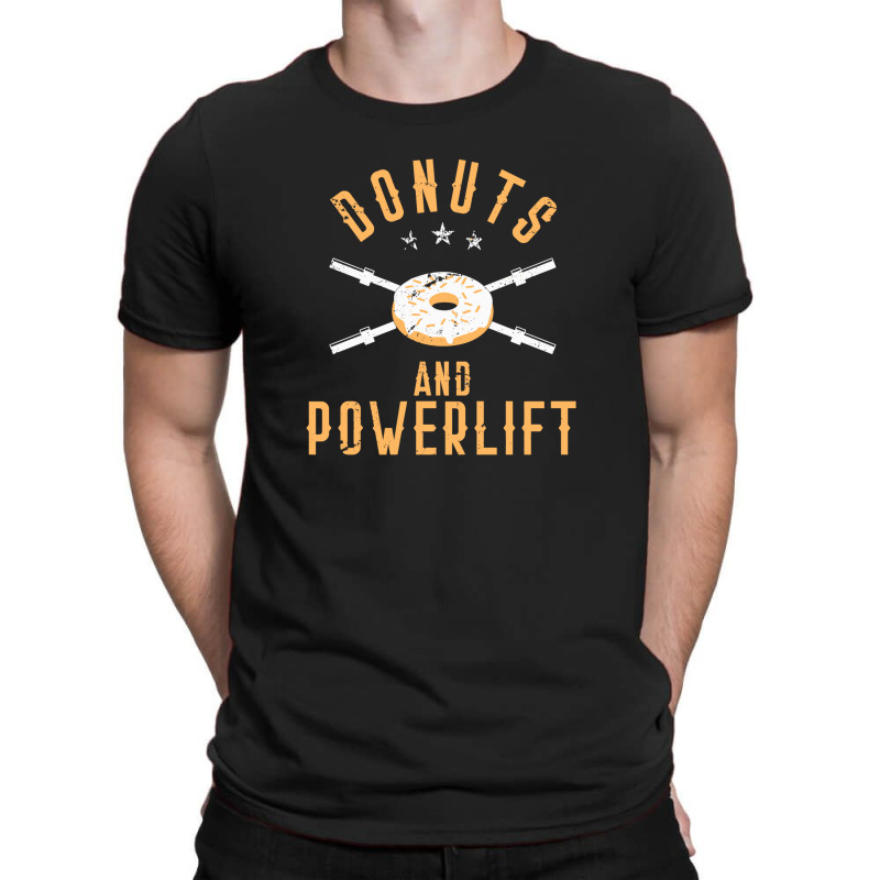 Donuts And Powerlift T Shirt T-shirt | Artistshot