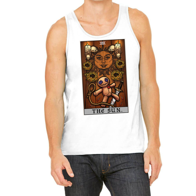 The Sun Tarot Card Halloween Voodoo Doll Pagan Witch Altar T Shirt Tank Top by ChristineWeber89 | Artistshot