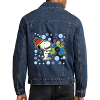 Christmas Men Denim Jacket | Artistshot