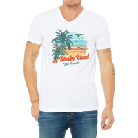 St. Martin Island Beach Shirt Lost Paradise V-neck Tee | Artistshot