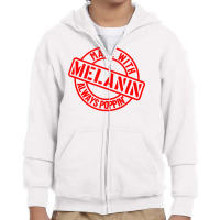 Made With Melanin   Melanin Poppin   Melanin Always Poppin Tank Top Youth Zipper Hoodie | Artistshot