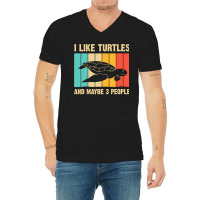 Funny Turtle Design Sea Turtle Lover Men Women Boys Girls V-neck Tee | Artistshot