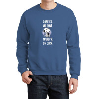 Coffee At Bat Crewneck Sweatshirt | Artistshot