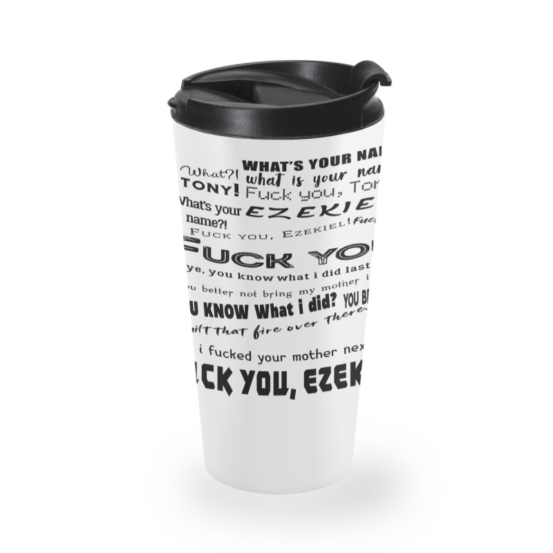 Funny What's Your Name Design Travel Mug | Artistshot