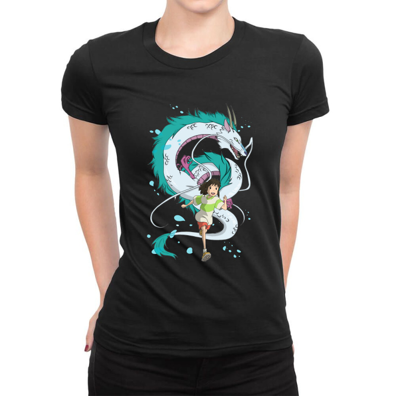 Spirit Studio Movie Merch Ladies Fitted T-Shirt by fannyenggarisa | Artistshot