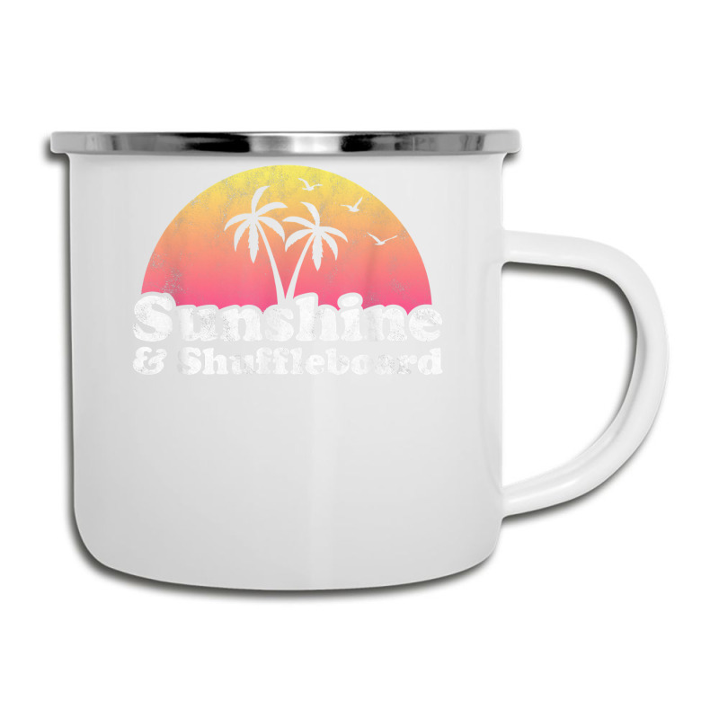 Sunshine And Shuffleboard T Shirt Camper Cup | Artistshot