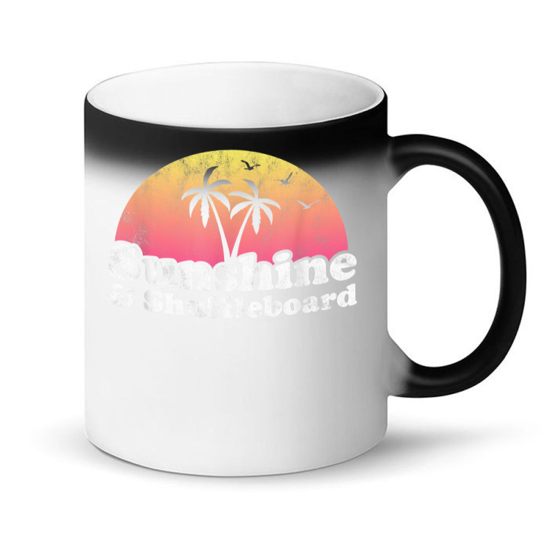 Sunshine And Shuffleboard T Shirt Magic Mug | Artistshot