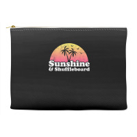 Sunshine And Shuffleboard T Shirt Accessory Pouches | Artistshot