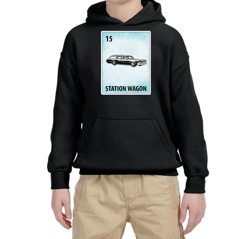 Station Wagon Mexican Cards T Shirt Youth Hoodie by LoriMccarty89 | Artistshot