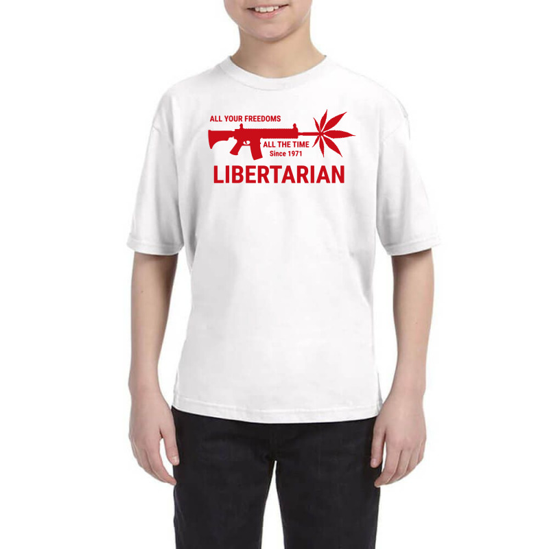 Libertarian Youth Tee | Artistshot