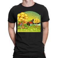 Autumn Season T Shirtautumn Town T Shirt T-shirt | Artistshot