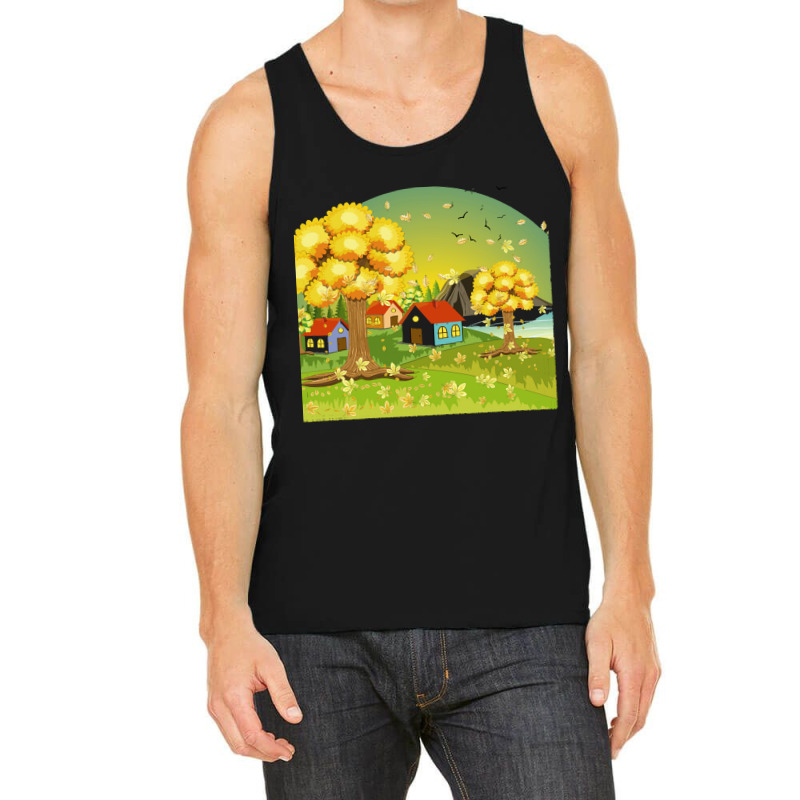 Autumn Season T Shirtautumn Town T Shirt Tank Top | Artistshot