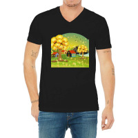 Autumn Season T Shirtautumn Town T Shirt V-neck Tee | Artistshot