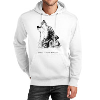 Howling Wolf Lobo Aullando Sketchy Gift Dogs & Nature Lovers T Shirt Unisex Hoodie | Artistshot