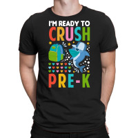 Back To School T Shirti'm Ready To Crush Pre K Shark Back To School T T-shirt | Artistshot