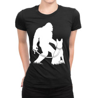 Belgian Malinois T Shirtbigfoot Walking Belgian Malinois T Shirt Ladies Fitted T-shirt | Artistshot