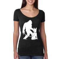 Belgian Malinois T Shirtbigfoot Walking Belgian Malinois T Shirt Women's Triblend Scoop T-shirt | Artistshot