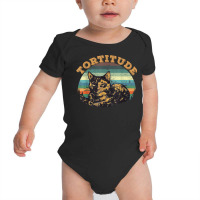 Tortitude Cat Torties Are Feisty Tortoiseshell Kitty Shirt Baby Bodysuit | Artistshot