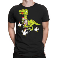 Velociraptor Dinosaurs Love Fried Chicken T Shirt T-shirt | Artistshot