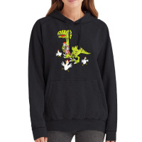 Velociraptor Dinosaurs Love Fried Chicken T Shirt Vintage Hoodie | Artistshot