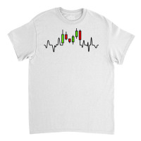 Forex Or Stock Trader Candlestick Chart Heartbeat Graph Tank Top Classic T-shirt | Artistshot