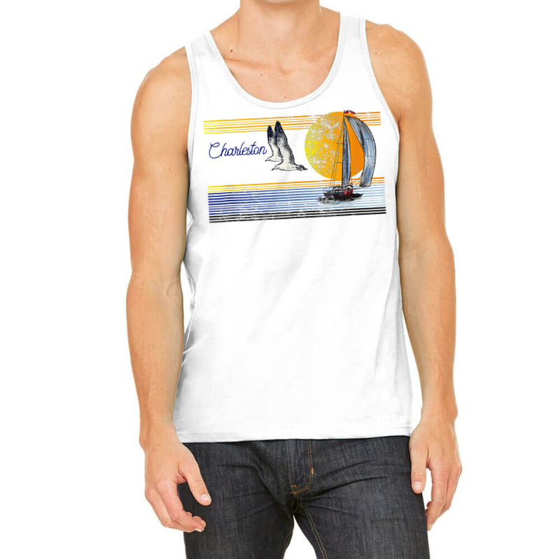 Vintage Sailing Sailboat Sail   Charleston South Carolina Tank Top Tank Top | Artistshot