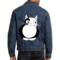 Cartoon Cat Men Denim Jacket | Artistshot