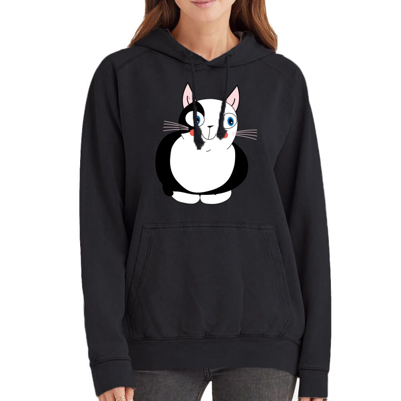 Cartoon Cat Vintage Hoodie | Artistshot