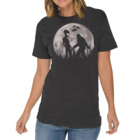 Bigfoot T Shirtbigfoot And Alien Ufos Moon T Shirt Vintage T-shirt | Artistshot