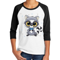 Cartoon Cat Cute Funny Youth 3/4 Sleeve | Artistshot