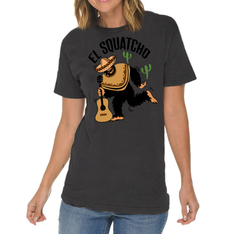 Bigfoot T Shirtbigfoot El Squatcho T Shirt Vintage T-shirt | Artistshot