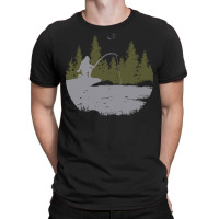 Bigfoot T Shirtbigfoot Fishing Gifts T Shirt T-shirt | Artistshot