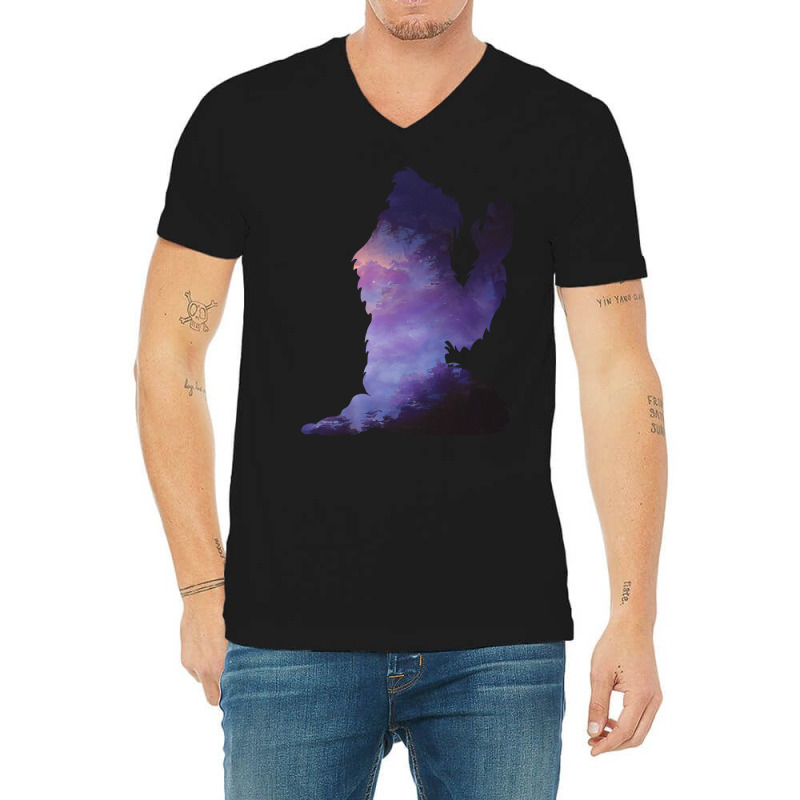 Bigfoot T Shirtbigfoot Praying For Peace T Shirt V-neck Tee | Artistshot