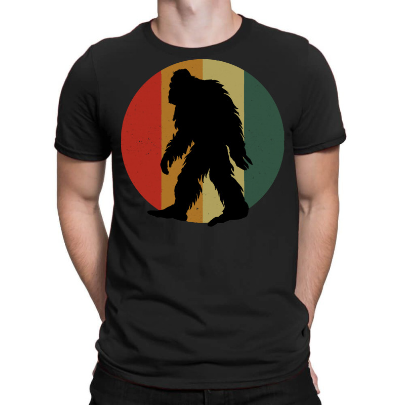 Bigfoot T Shirtbigfoot Retro Sunset T Shirt T-shirt | Artistshot